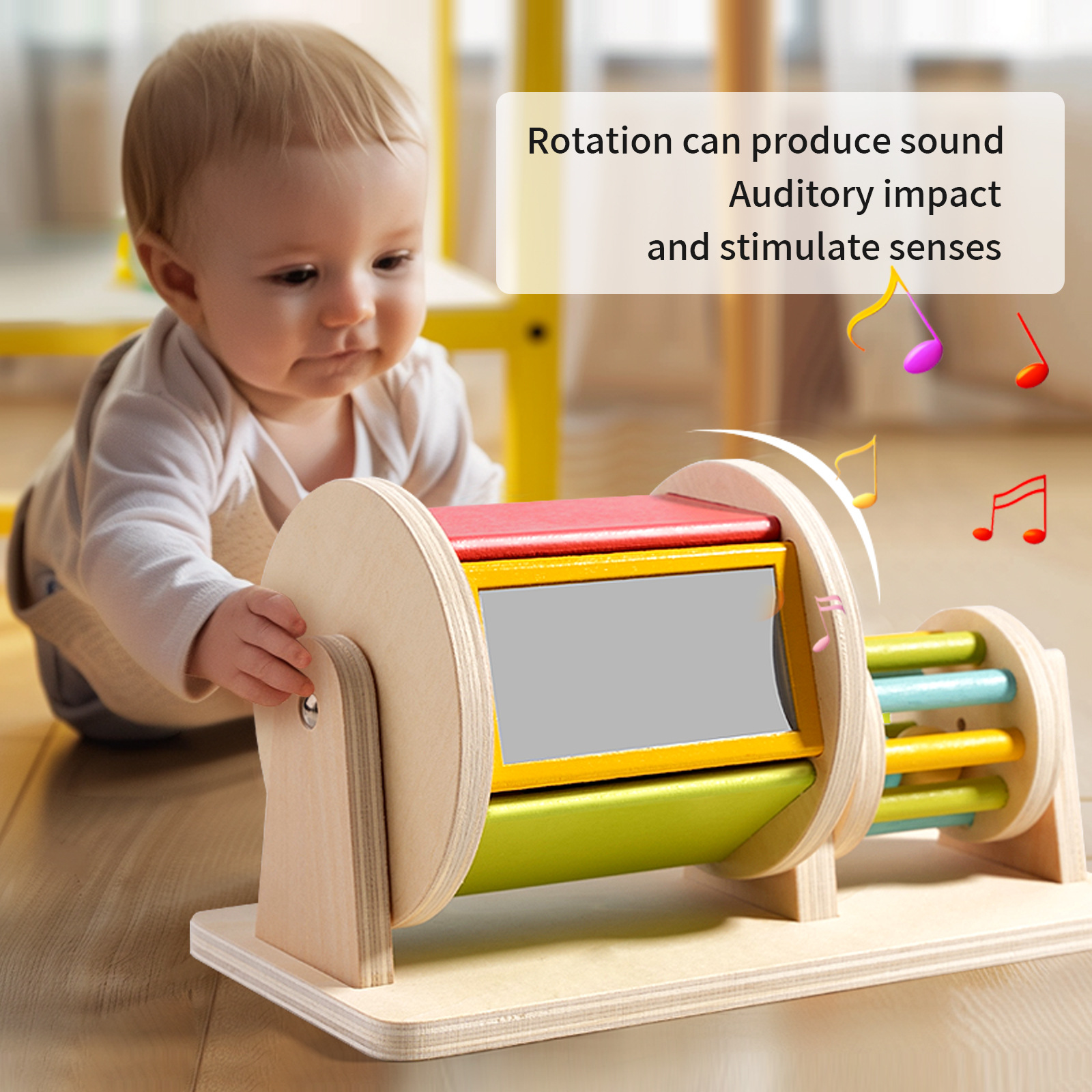 Wooden Montessori Color Rollin - Tech Accessories Gifts ulasan dan harga