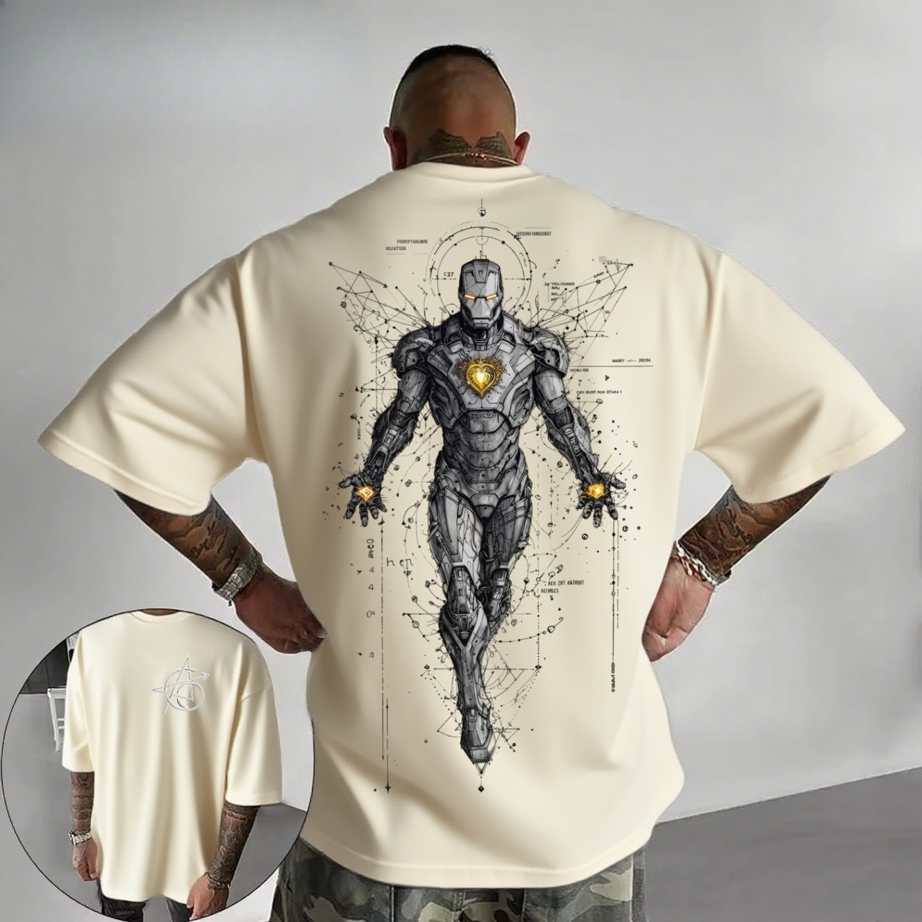 2026 New Cyberpunk Iron Man Te - Trending Tech Accessories ulasan dan harga