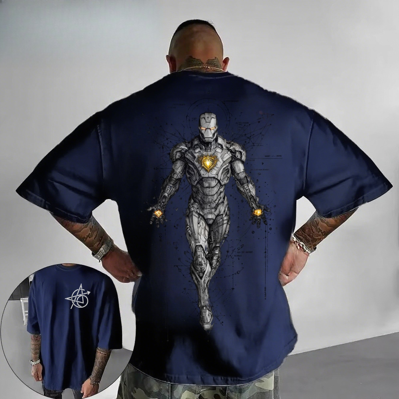 2026 New Cyberpunk Iron Man Te - Trending Tech Accessories ulasan dan harga